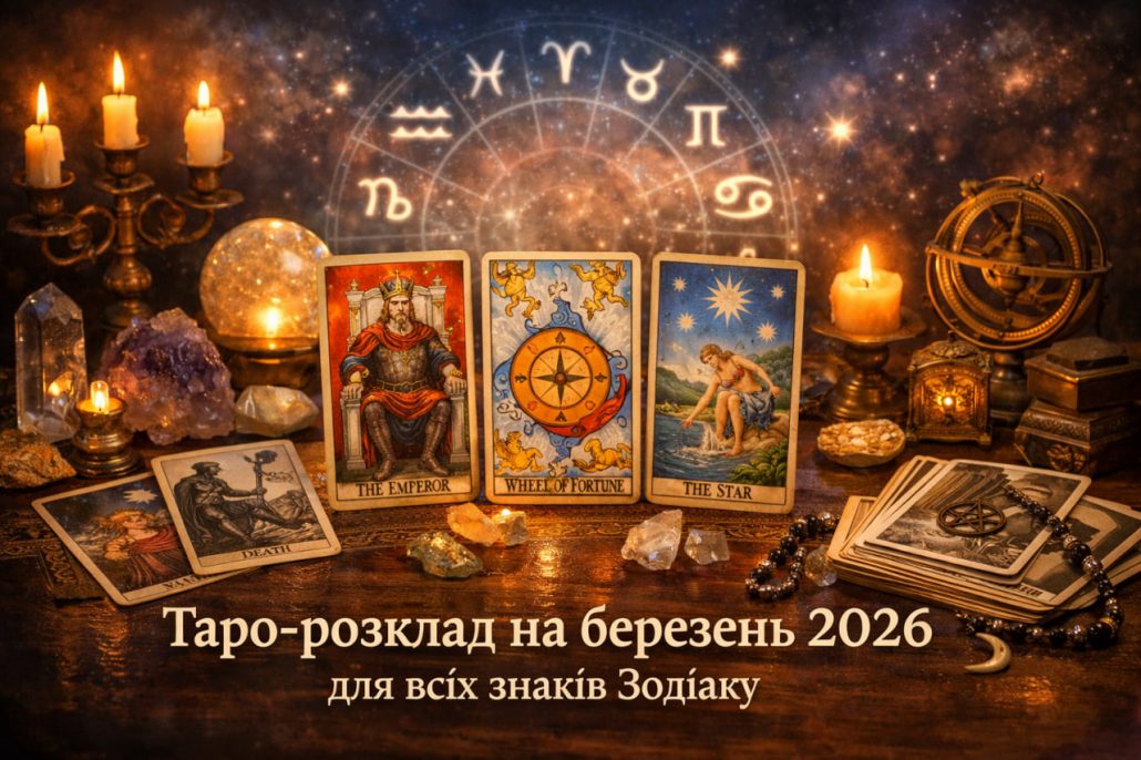 Таро-розклад на березень 2026 для всіх знаків Зодіаку